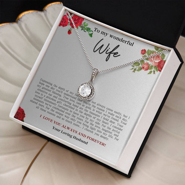 To My Wonderful Wife - Necklace - Eternal Hope Necklace