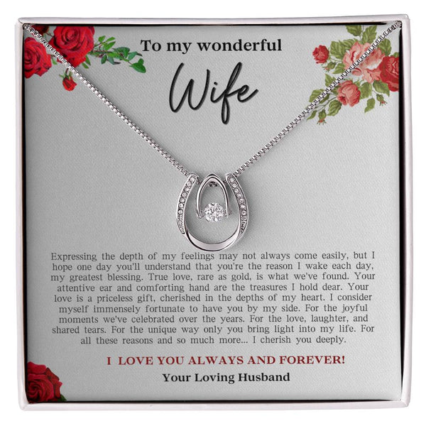 To My Wonderful Wife - Necklace