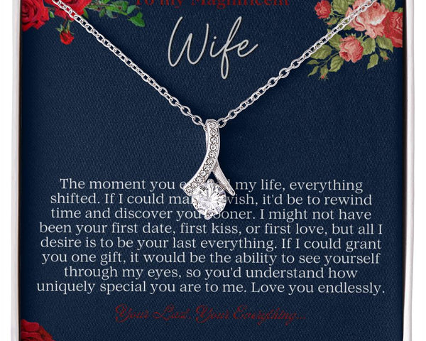 To My Magnificent Wife - Alluring Beauty Necklace